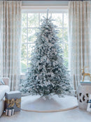 Árvore de Natal Artificial Queen Flock® com 800 Luzes LED Brancas Quentes
