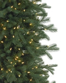 Árvore de Natal Cathedral Fir Slim com Galhos Articulados, Suporte Metálico e Micro LEDs Embutidos