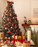 Árvore De Natal Decorada "Santa’s Workshop"