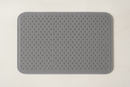 Tapete Banheiro Antiderrapante Cinza - 60x40cm Segurança